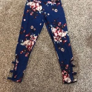 Pomelo girls floral leggings